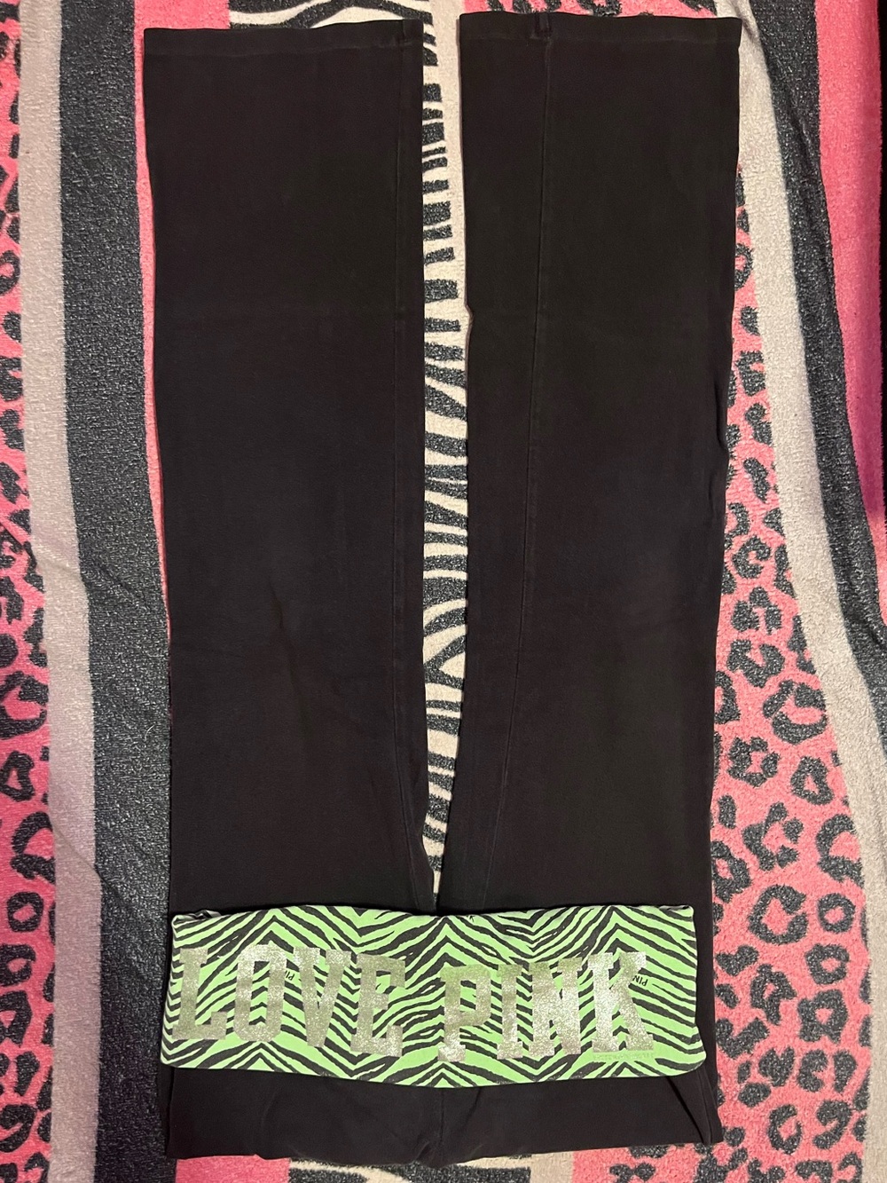 Vintage PINK Victoria's Secret foldover leggings
